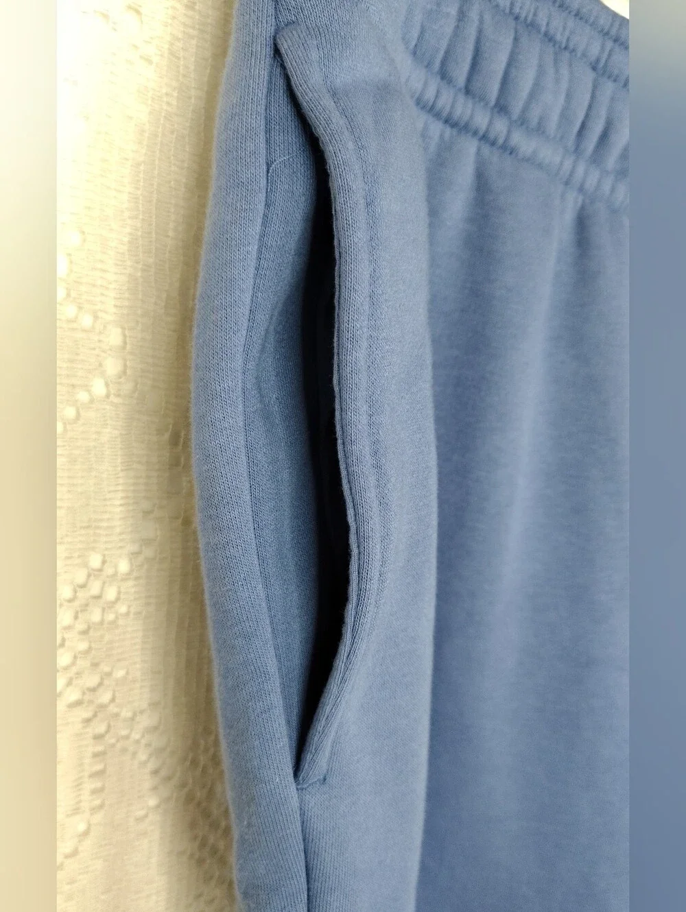 Champion Sweatpants Blue with Pockets and Drawstring Size Large